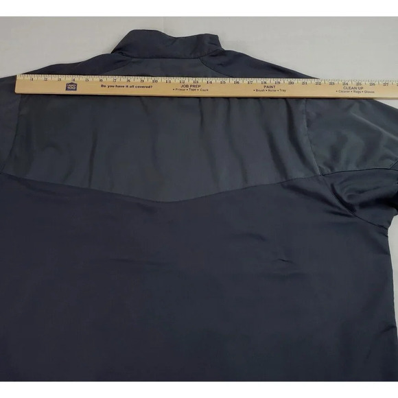 Nike Golf Windbreaker Mens XXL Navy Blue Open-End Red Full Zip Jacket Raincoat - Picture 16 of 16